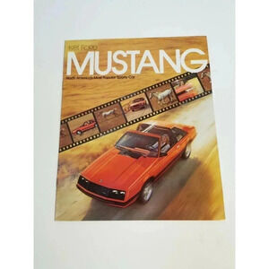 Ford Mustang 1981 Car  Brochure Original Sales Literature Christmas Day Dream